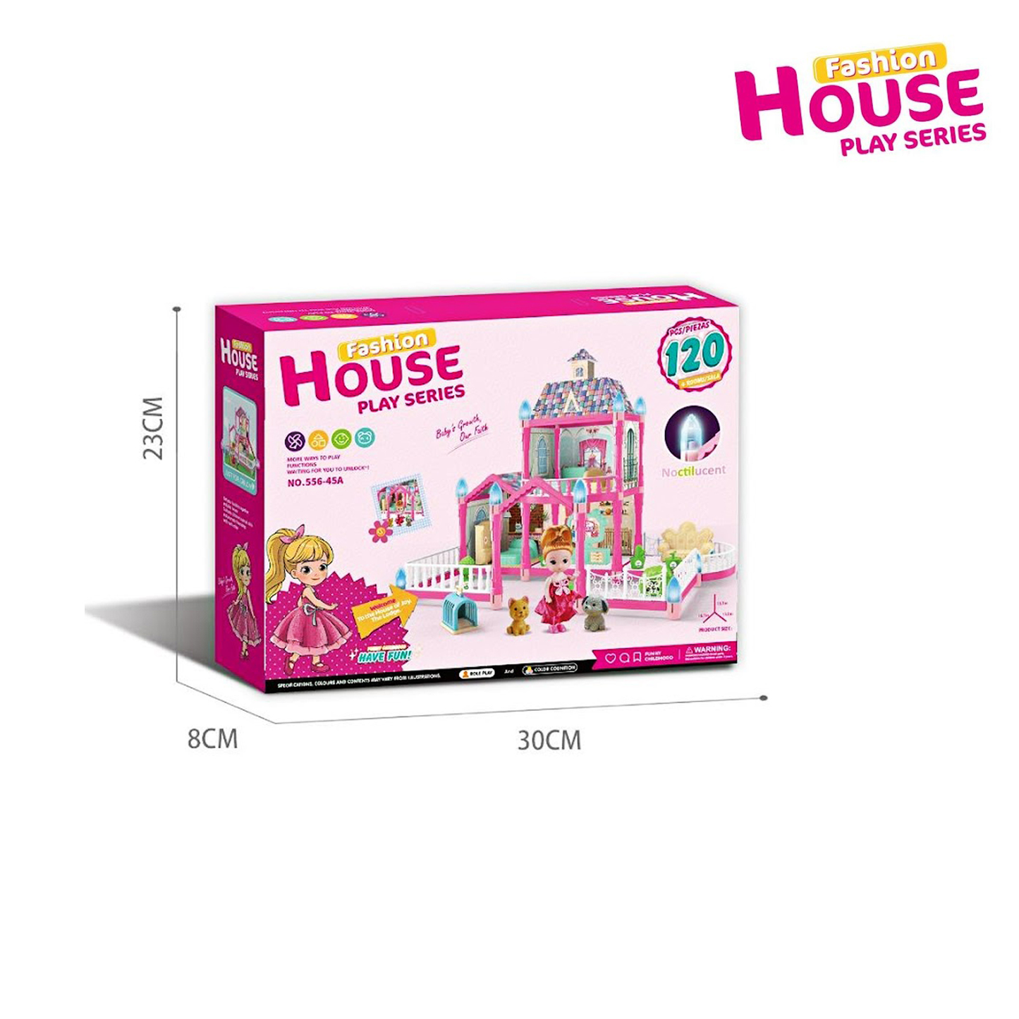 Doll house 120 pcs