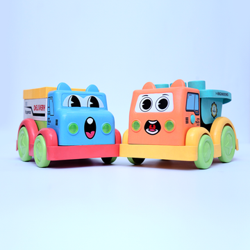 Bioplastic Block  Truck 50 Pcs