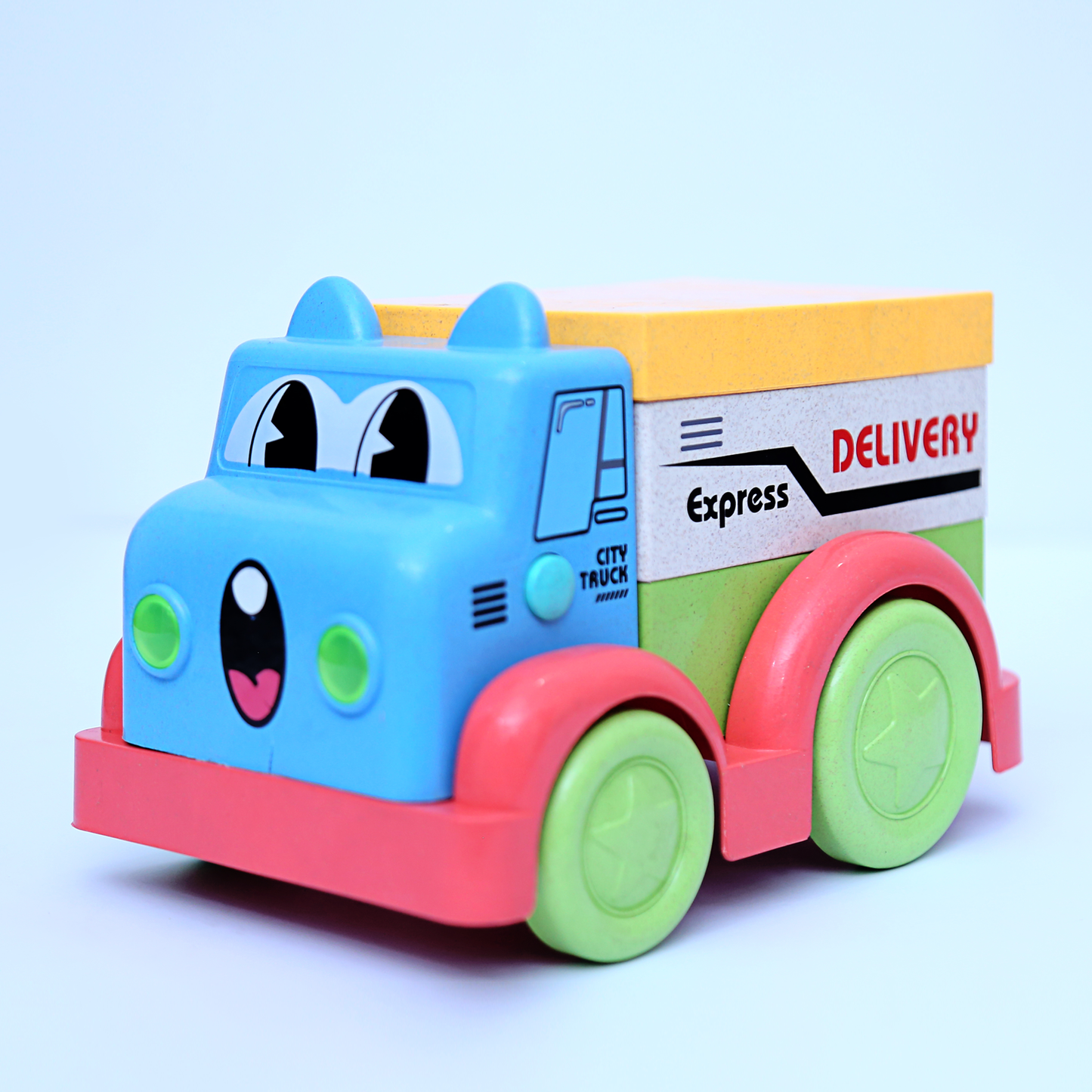 Bioplastic Block  Truck 50 Pcs