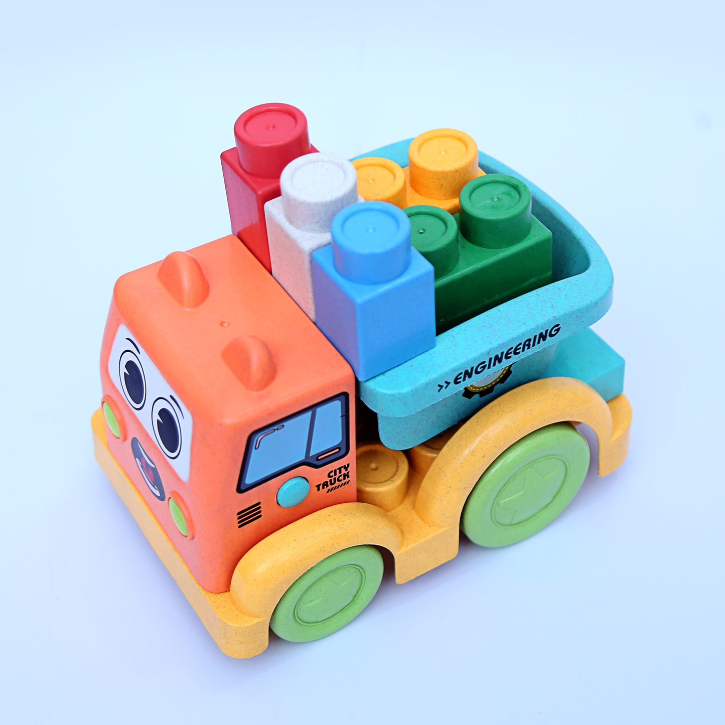 Bioplastic Block  Truck 50 Pcs