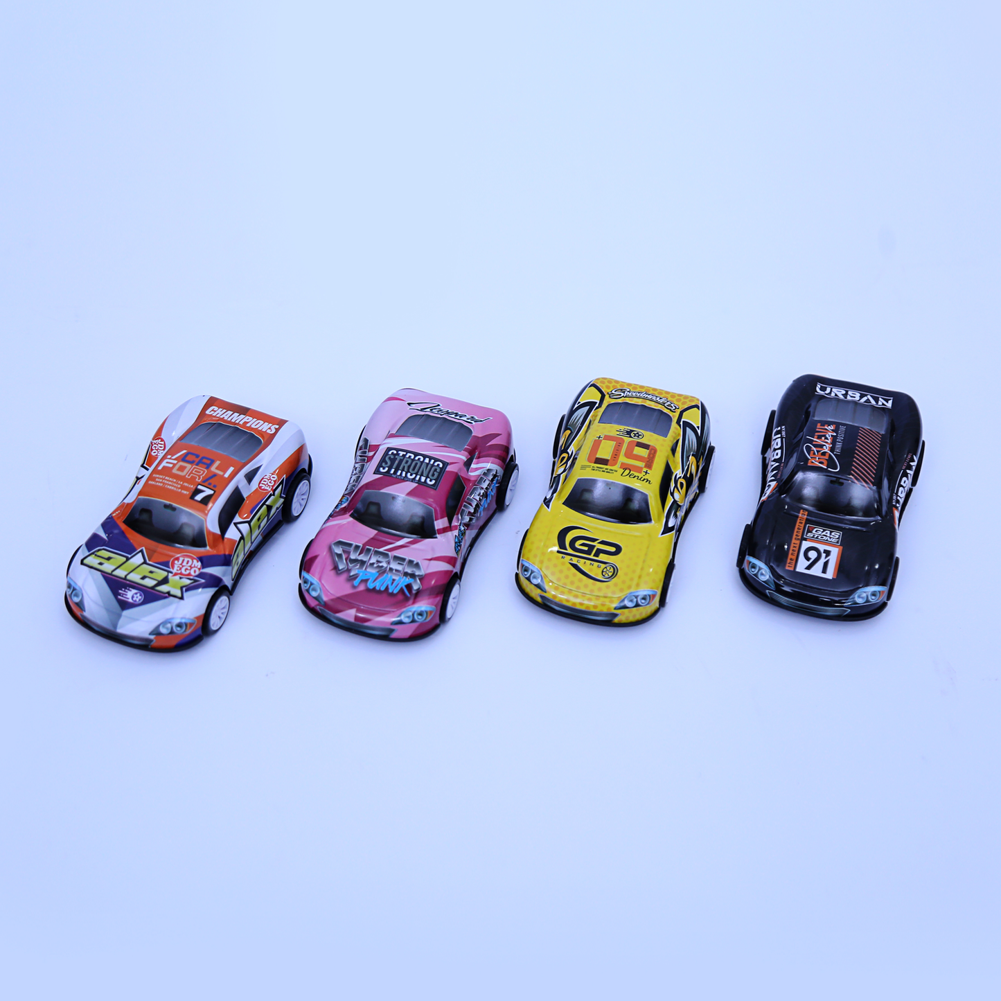 Dinkis Car Pack of 4