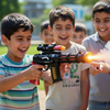 Laser Wave Gun With Sound And Spray