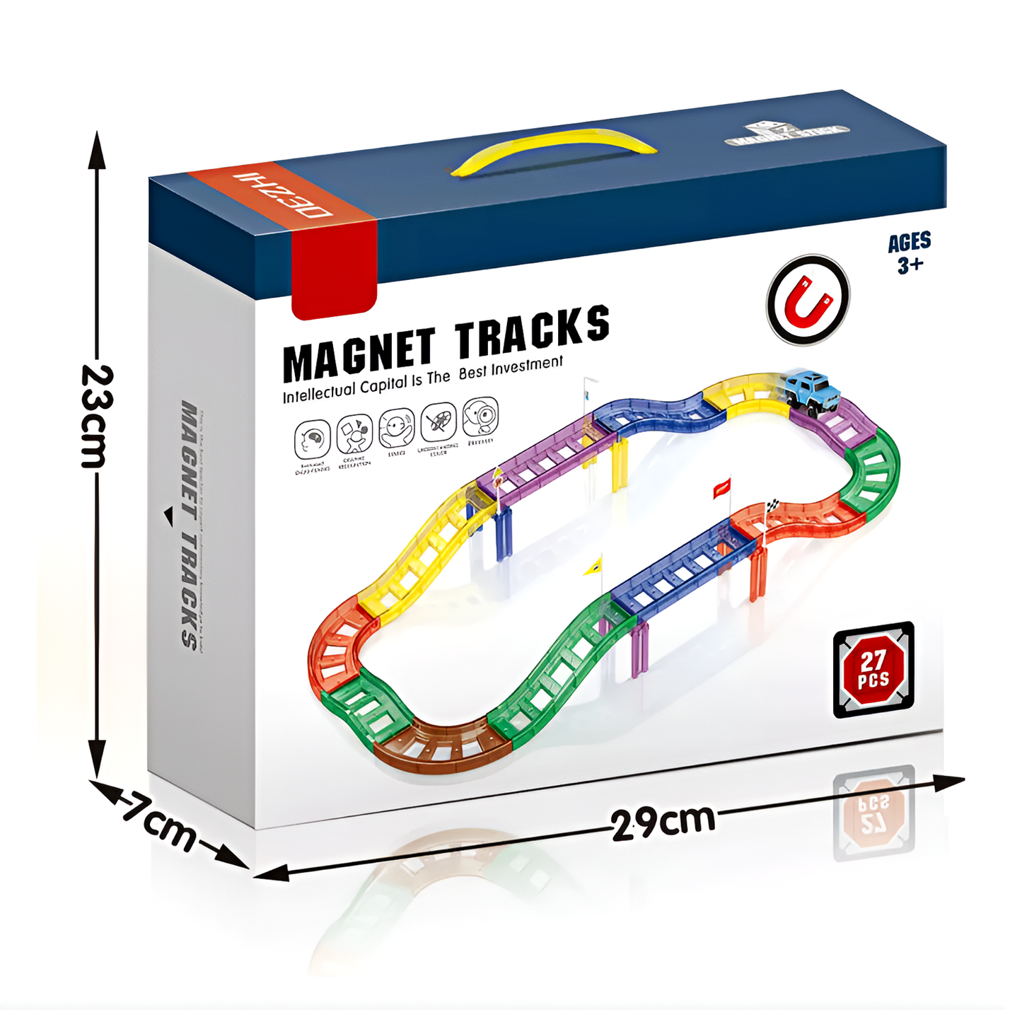 Magnetic Tile Track 27 pcs