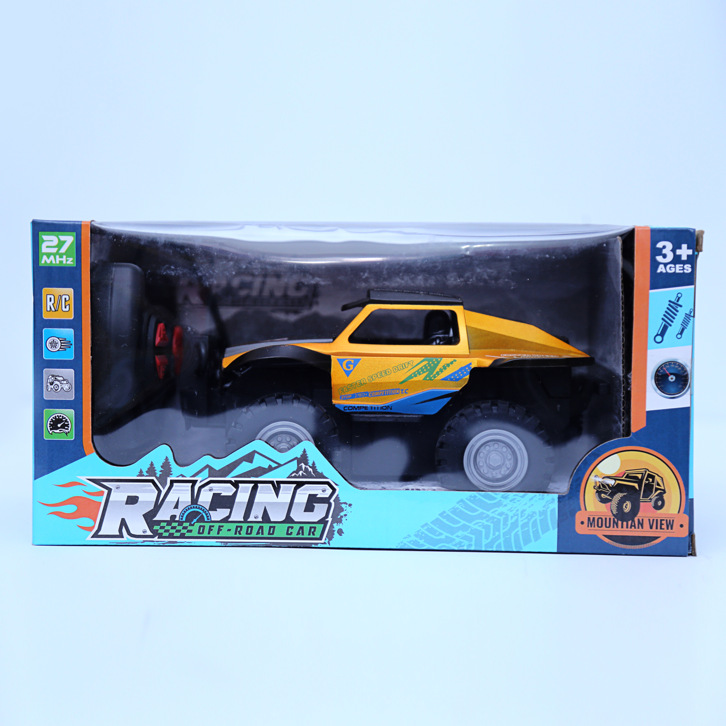 Off Road Racing Car With Spray