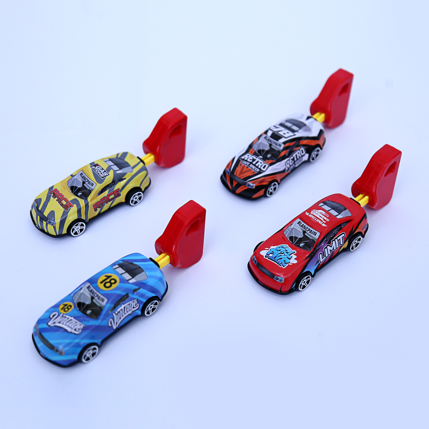 Shooting Car Racing Pack of 4