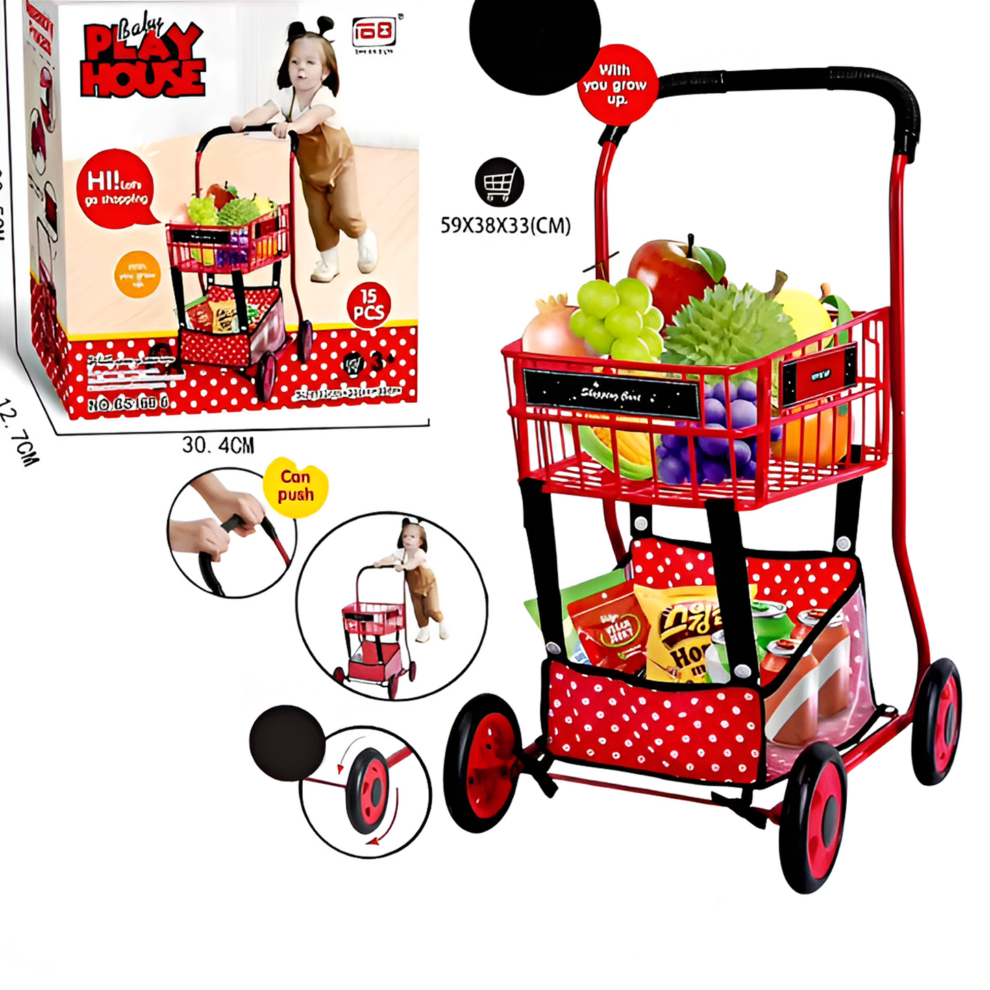 Shopping iron Trolley